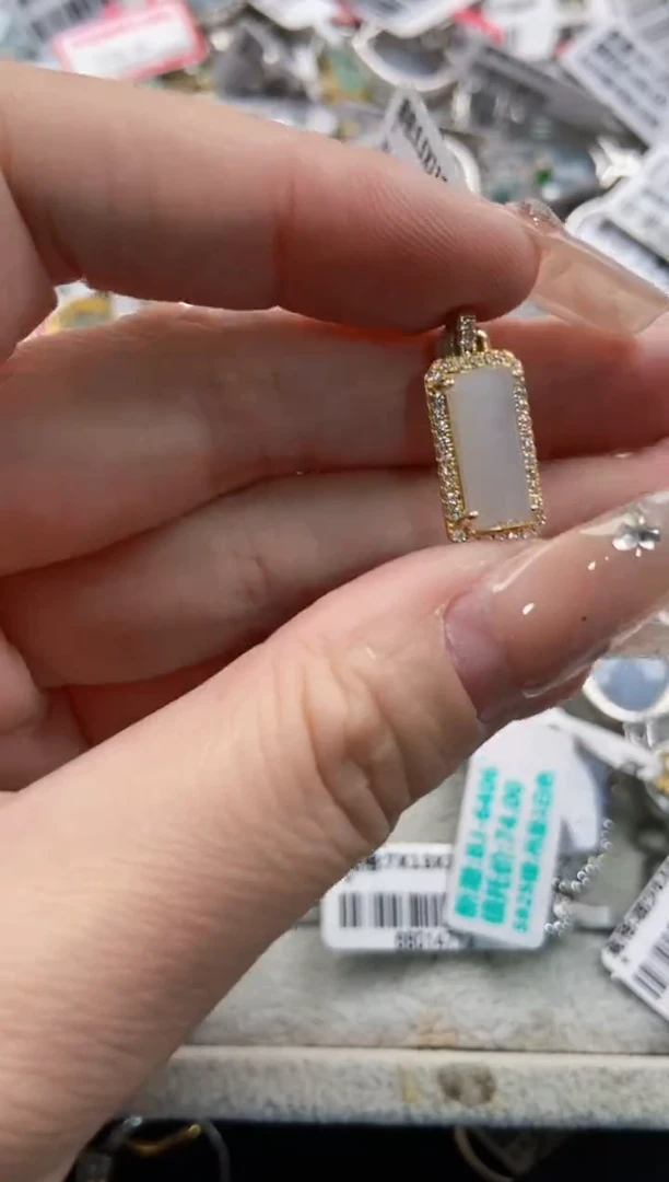 银S925镶嵌戒指翡翠9999   2