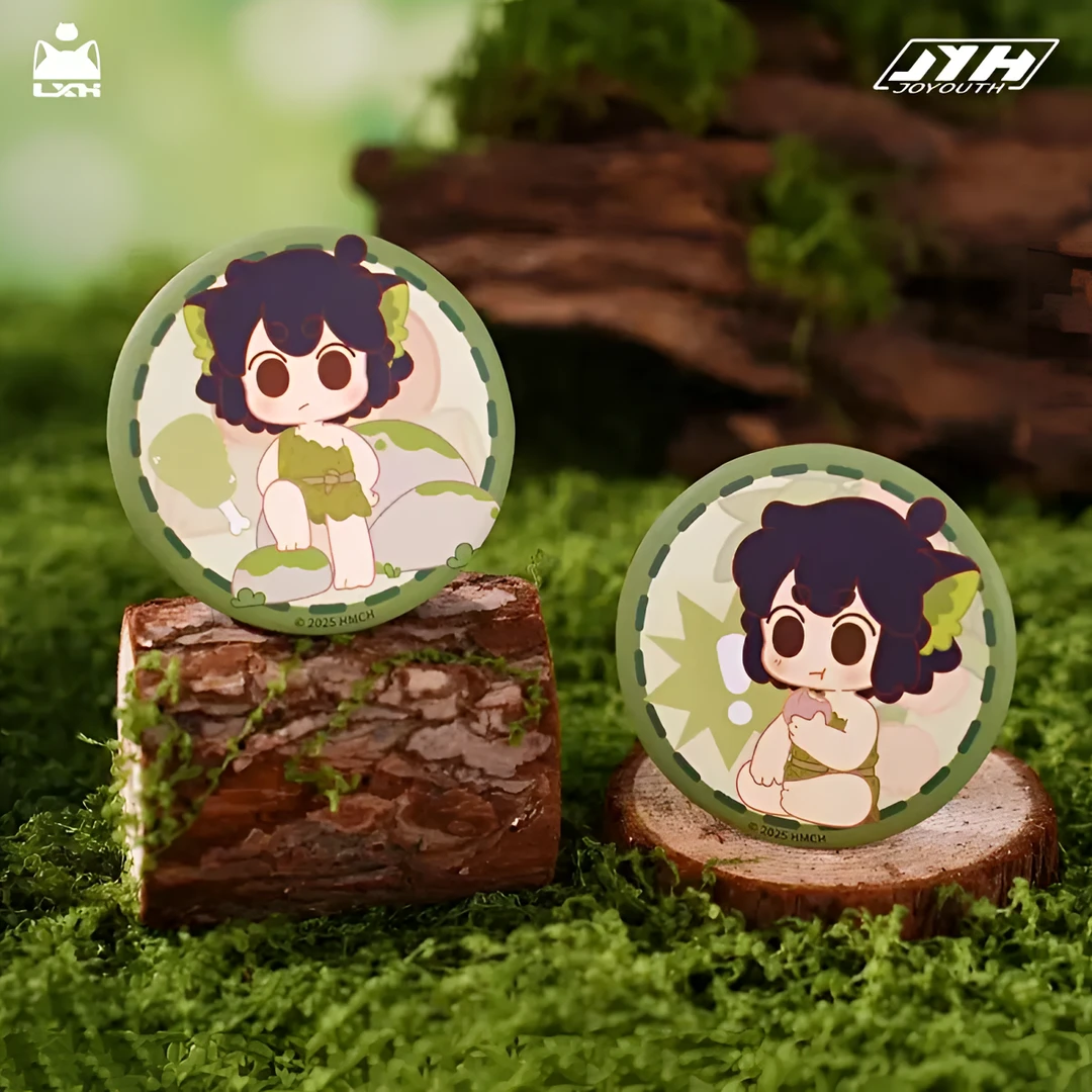 罗小黑-野人系列-58mm徽章盲盒