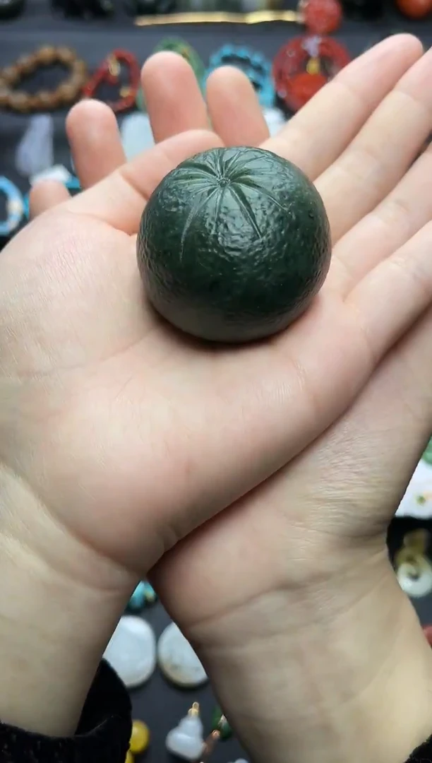 未镶嵌和田玉摆件小青柑06