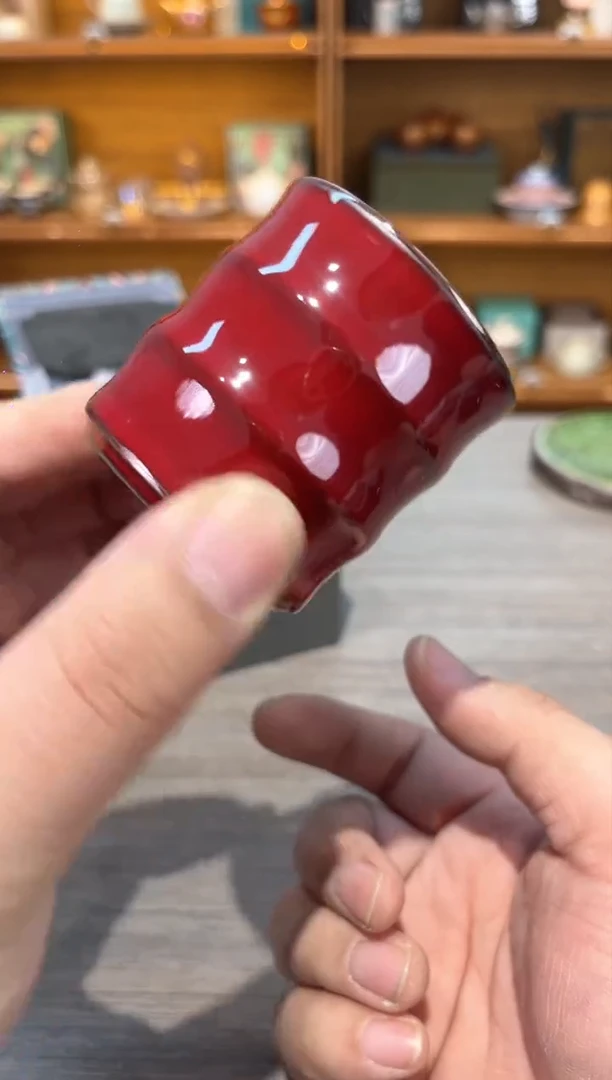 【闪购商品】红竹节杯茶具茶具