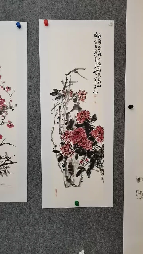 采菊东篱下110*35cm