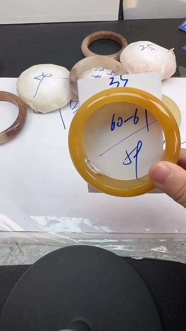 未镶嵌手镯石英质玉郑*心33/60-61