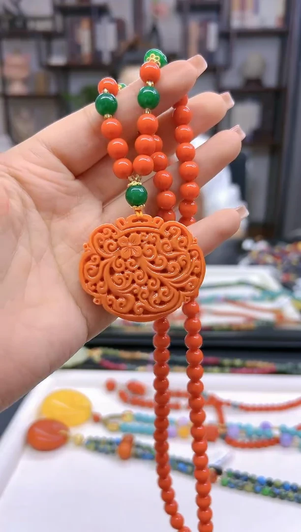 【闪购商品】玛瑙/玉髓毛衣链未镶嵌M270