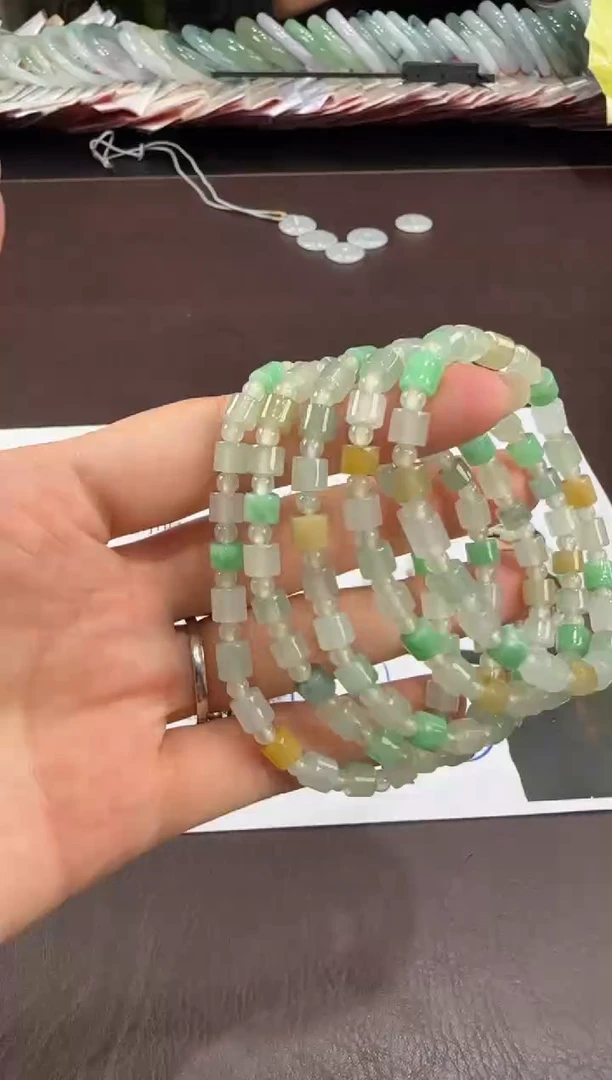 未镶嵌手链翡翠MN11228-2多样性发1