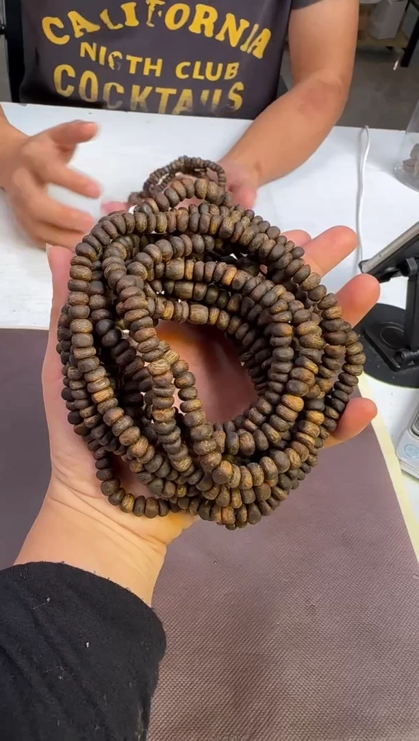 手串沉香沉水海南黎母山红骨凹身扦插熟结奇楠多圈28g+多样性发1