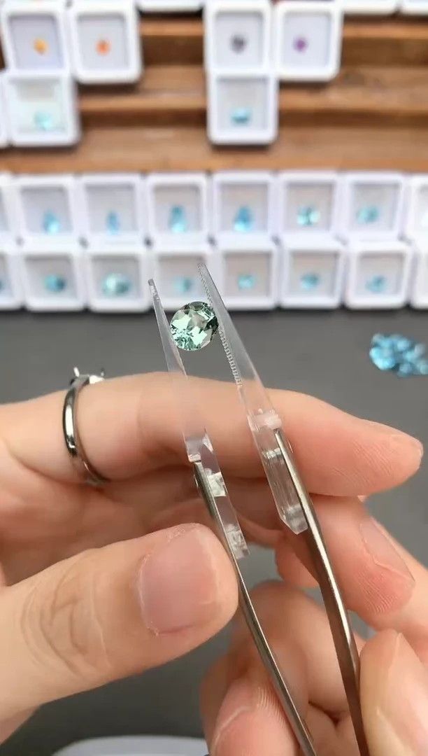 未镶嵌裸石定制碧玺1.28ct 05062