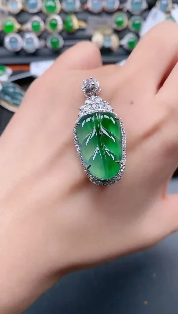 银S925镶嵌戒指翡翠1111