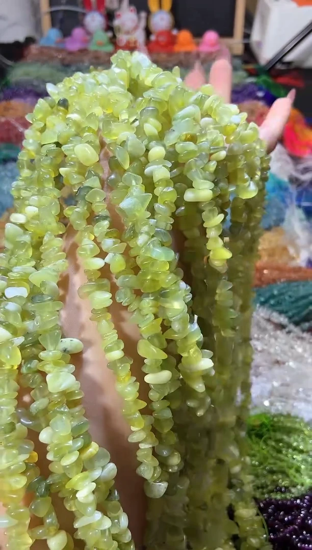 水晶珠宝半成品未镶嵌青提