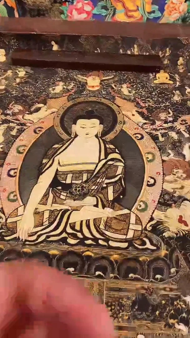 装裱画精美唐卡tk16001