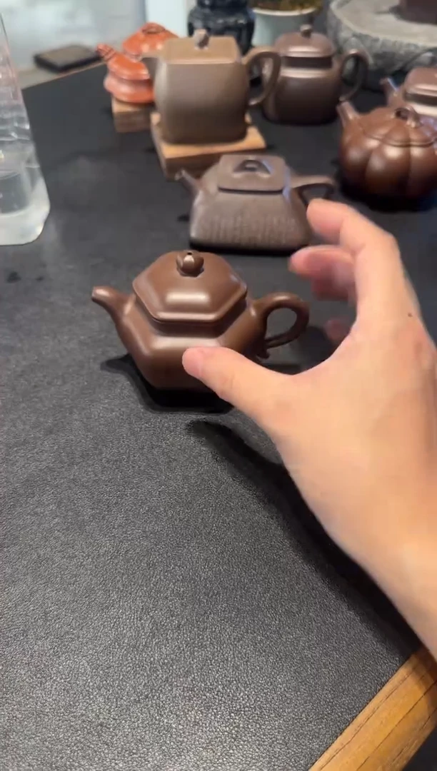 茶壶紫砂老*六方莲子