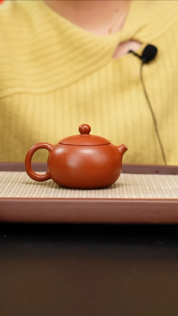 【闪购商品】紫砂茶壶全手工铁芯朱泥西施170