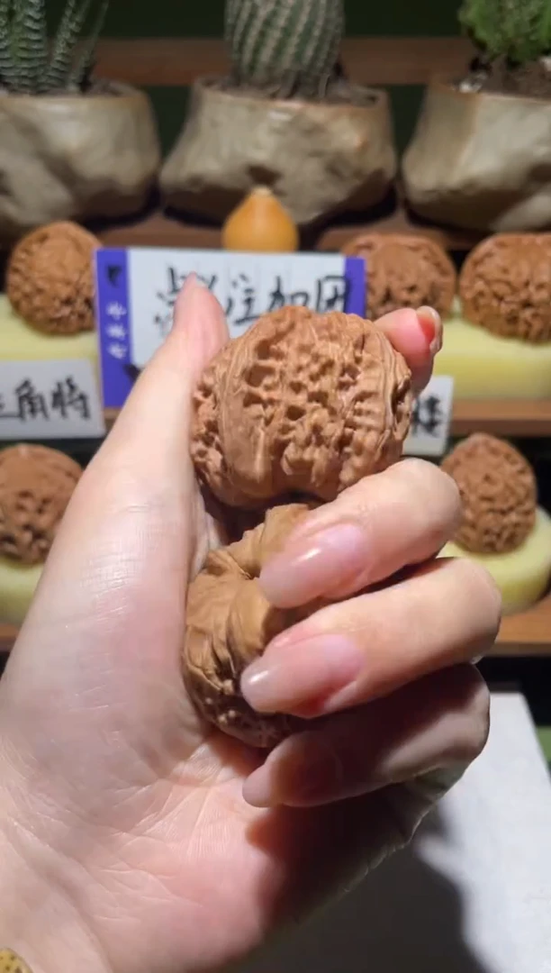 把件文玩核桃实****生闷白