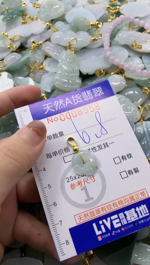 颈饰未镶嵌翡翠天然A货翡翠