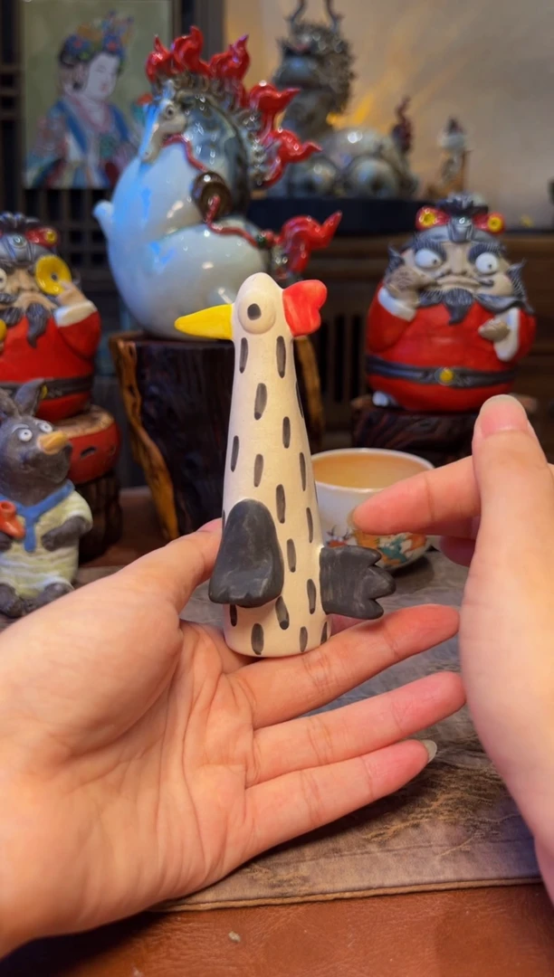 瓷片设计师手工手作款