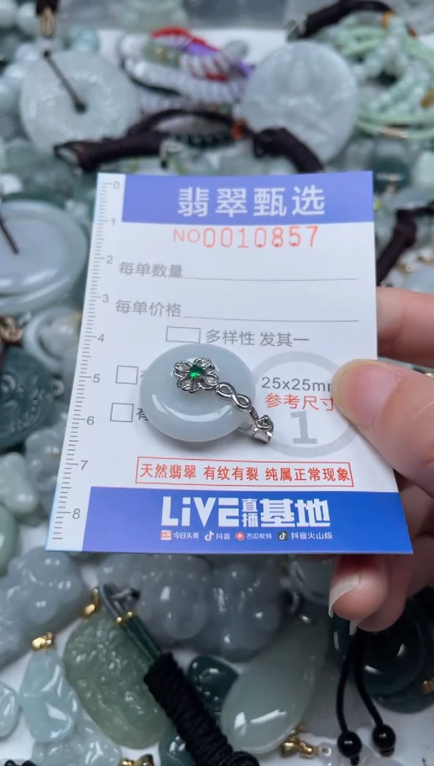 颈饰未镶嵌翡翠10857