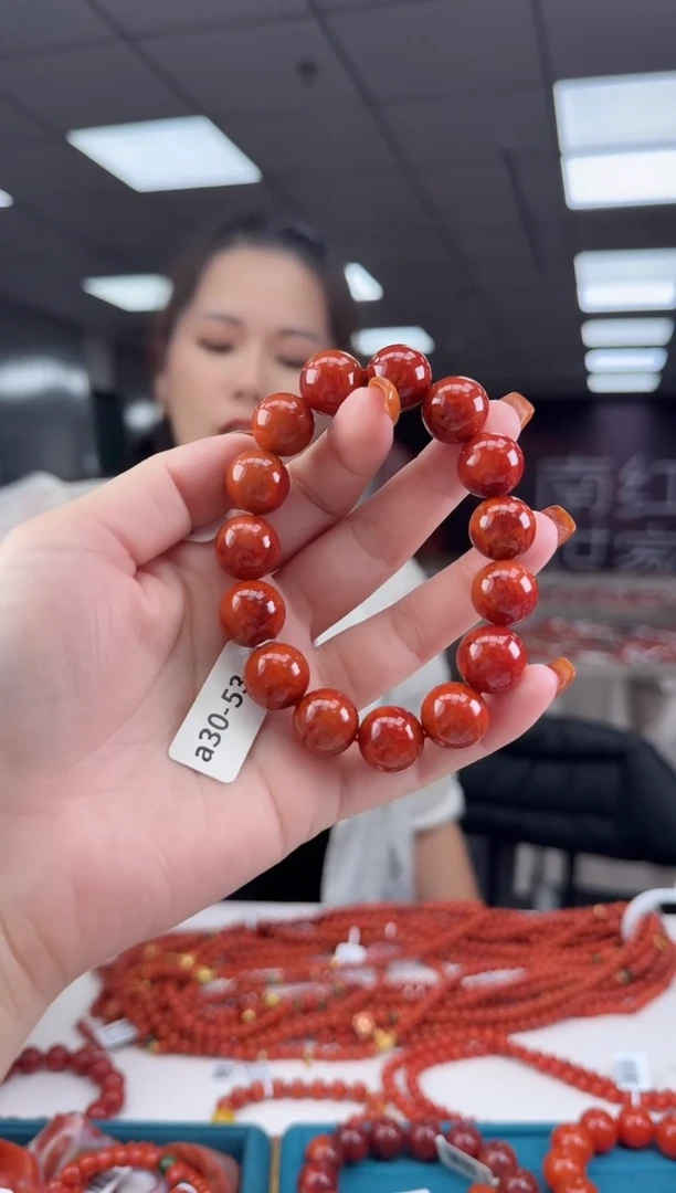 未镶嵌珠串南红玛瑙14mm/多样发其一/HS601203007580