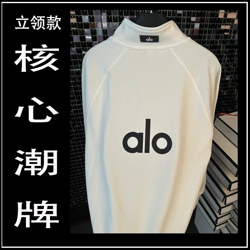 【40号】【AL家立领拉链】时尚休闲宽松夏季宽松潮牌长袖落肩