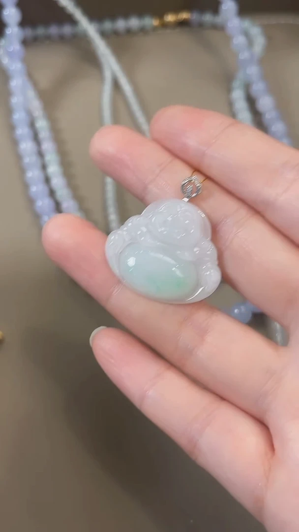 翡翠未镶嵌颈饰天然缅甸翡翠吊坠
