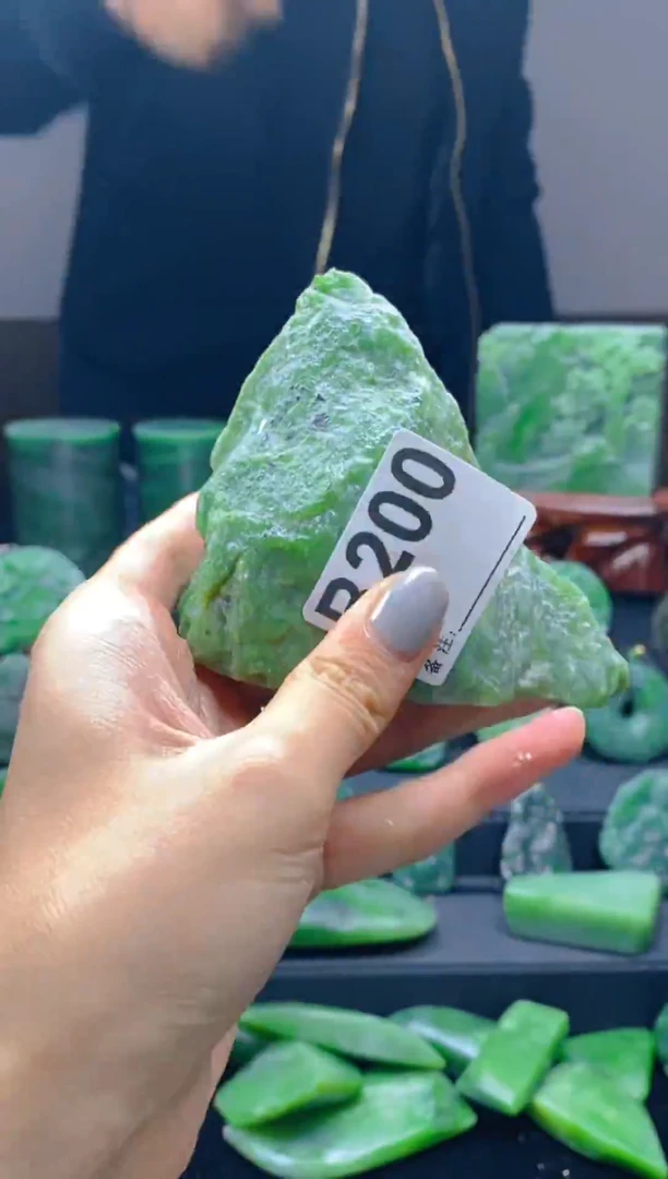 未镶嵌和田玉珠宝半成品1