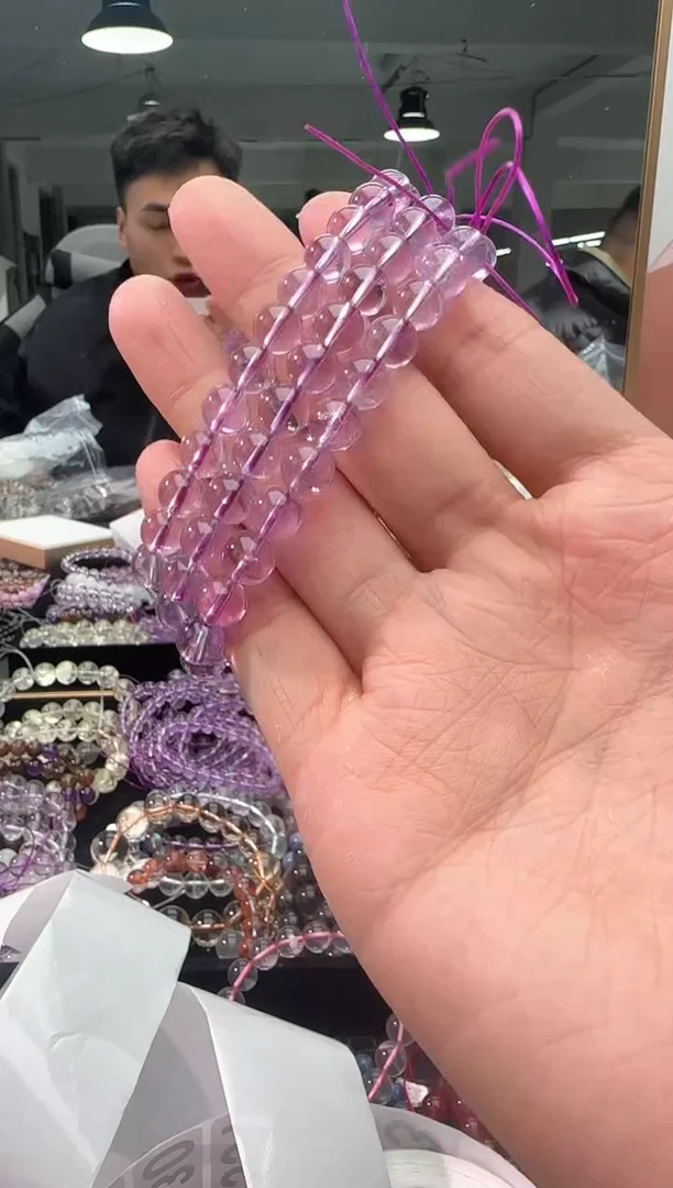 【闪购商品】水晶手链未镶嵌玻利维亚紫水晶