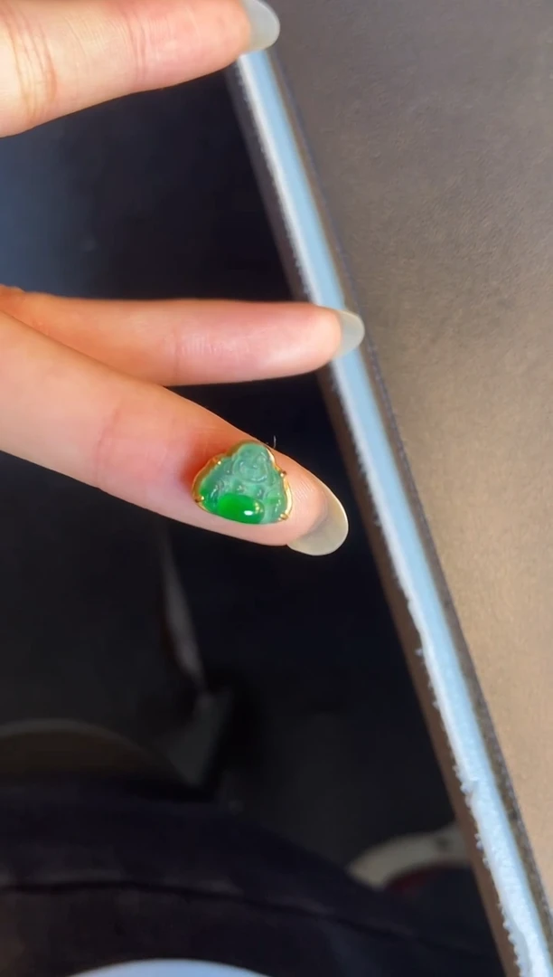 吊坠(不含链)银S925镶嵌翡翠1