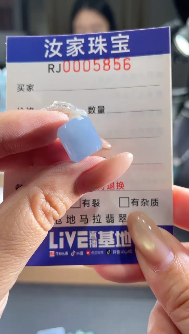 未镶嵌挂件翡翠5856