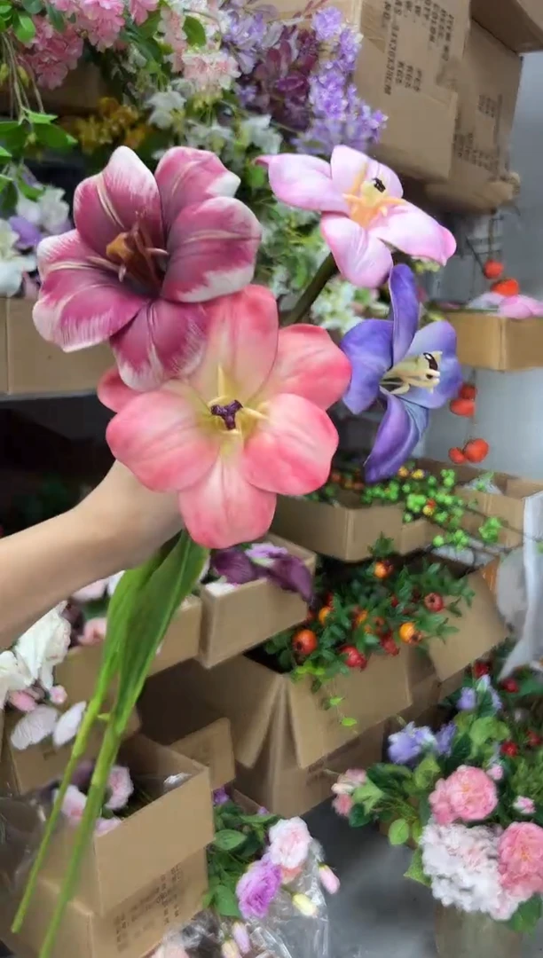 4枝混色布朗尼郁金香