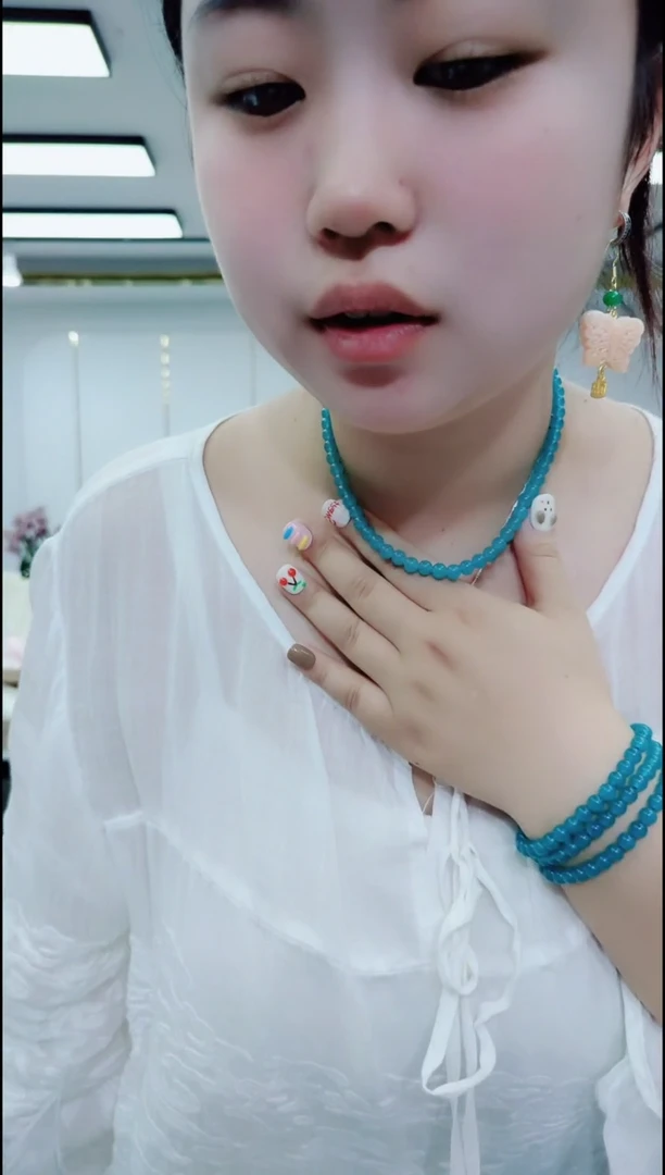 合金颈饰天河石0730颈链