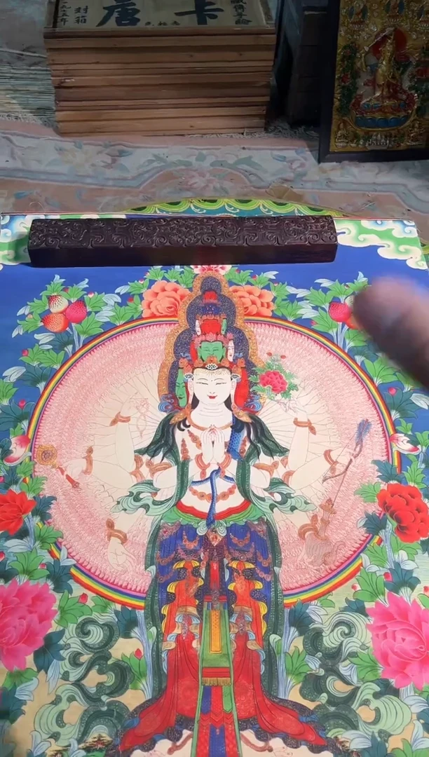 卷轴画路路的唐卡tk160
