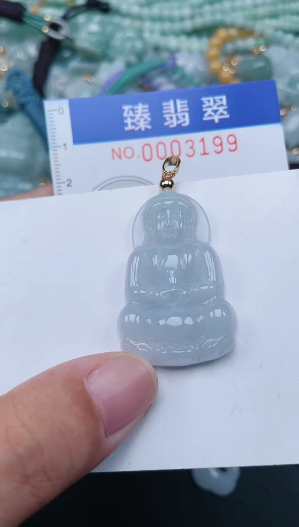 翡翠未镶嵌颈饰.0003199