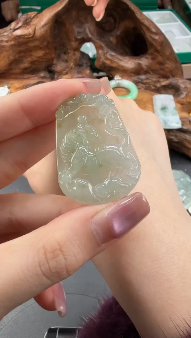 吊坠(不含链)未镶嵌翡翠翡翠饰品-172