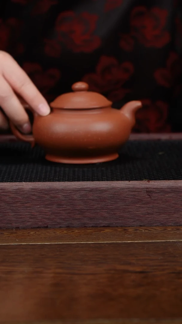 【闪购商品】紫砂茶杯非遗茶器-掇只（红降坡）