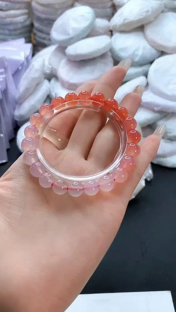 手镯玛瑙/玉髓未镶嵌盐源玛瑙手串