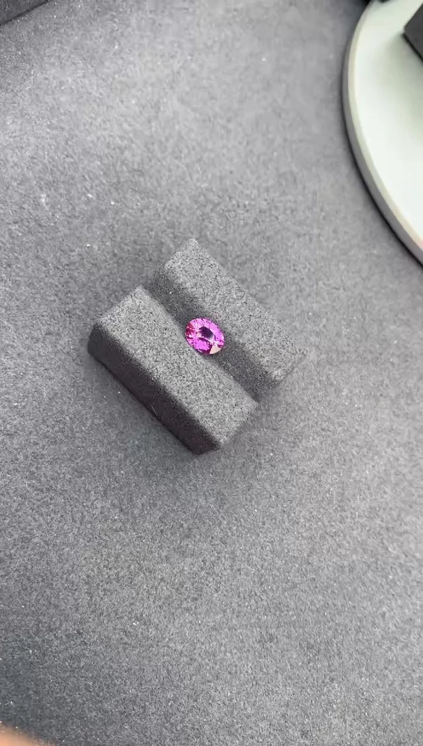 【闪购商品】彩色蓝宝石裸石未镶嵌1.2ct无烧紫蓝宝