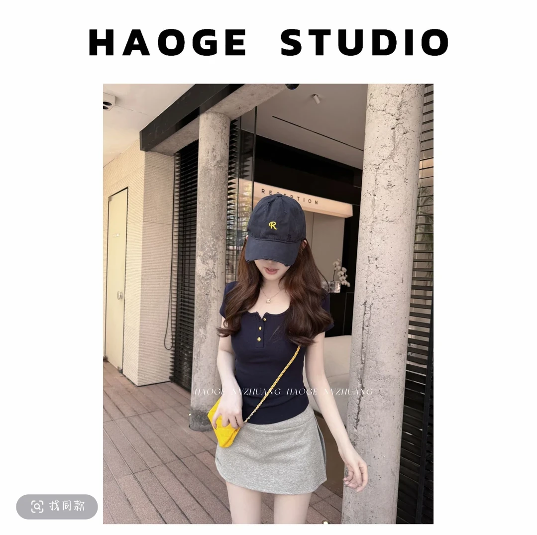 浩哥女装铭顺●辣妹杀手锏C5BSQ4122A半身裙预显瘦夏季A字百搭薄款