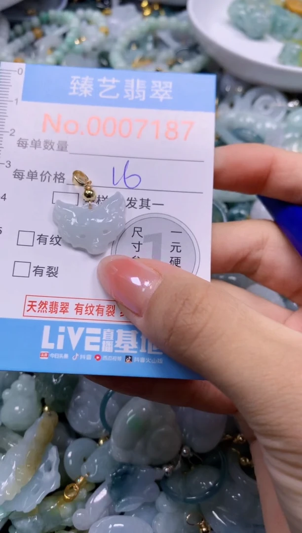 颈饰未镶嵌翡翠7187