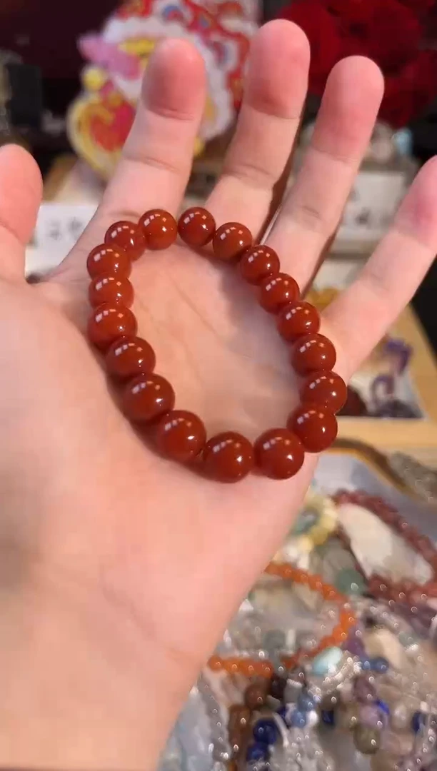 【闪购商品】南红玛瑙手链未镶嵌南红1