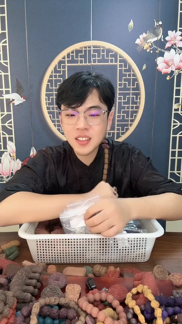 泥塑六朵大花组合