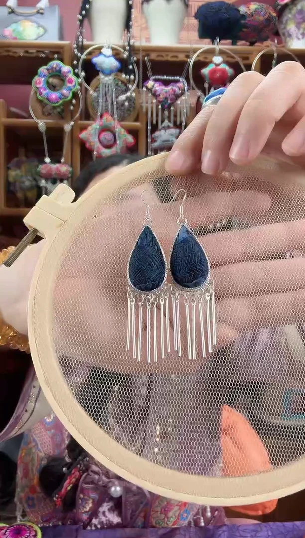 刺绣耳环126甜甜家