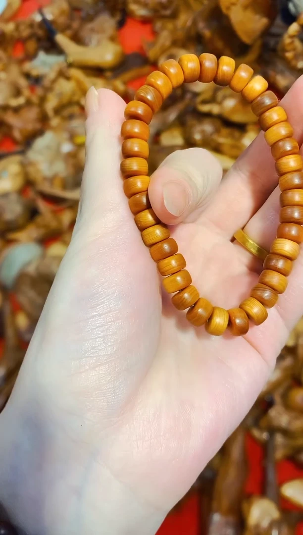 柏木（崖柏）药片单条北太行崖柏手把件手串