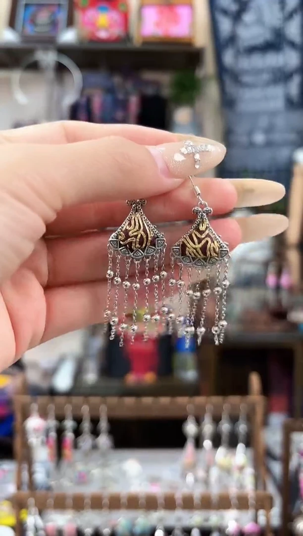 织绣民族风非遗老绣苗银饰品546