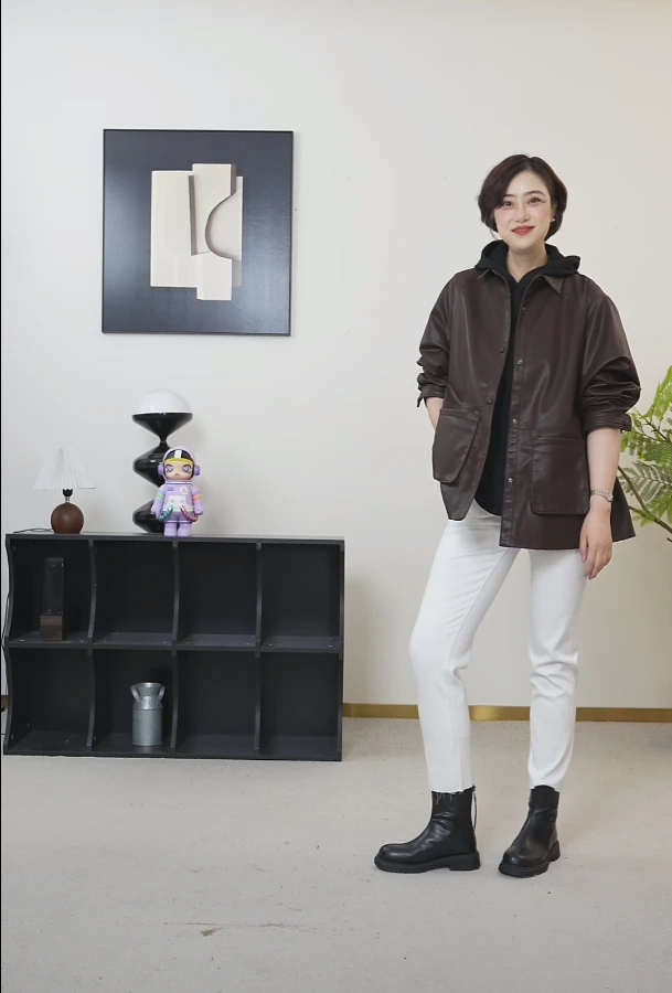 【U.M】德芙法棍裤天丝牛仔水洗百搭舒适显瘦牛仔裤