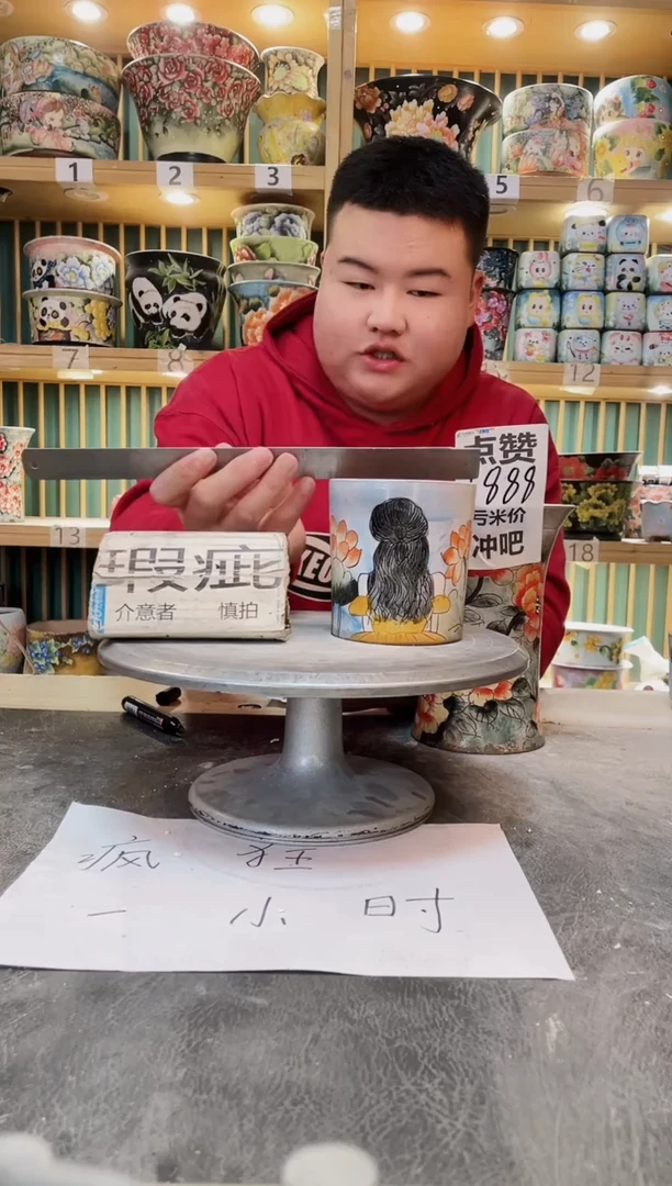 瓷片默认微瑕一物一拍0104-219