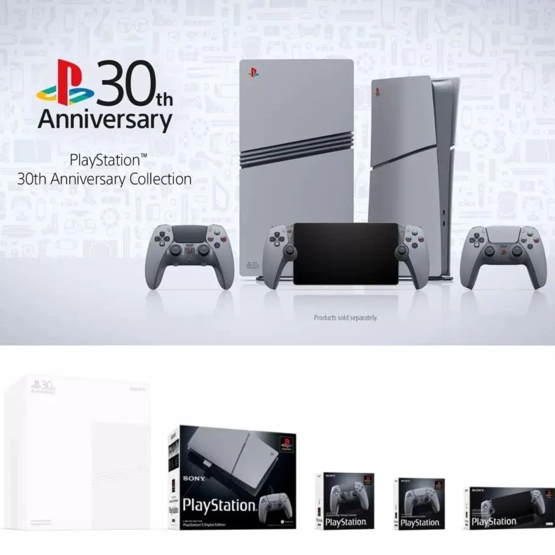 索尼PS5 Slim轻薄款 ps5家用游戏主机 30周年限量版 国行全新