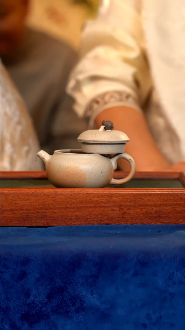 紫砂 宜兴紫砂 TZP 白  柴烧  石榴