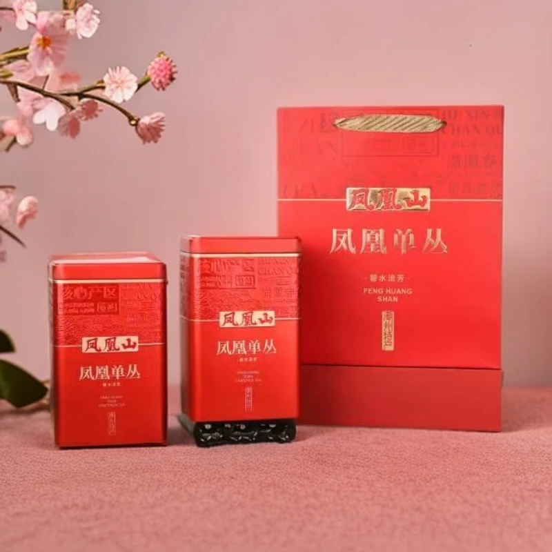 【双锦礼】双锦礼蜜兰香浓香单丛潮州工夫茶礼罐装（四罐两斤）