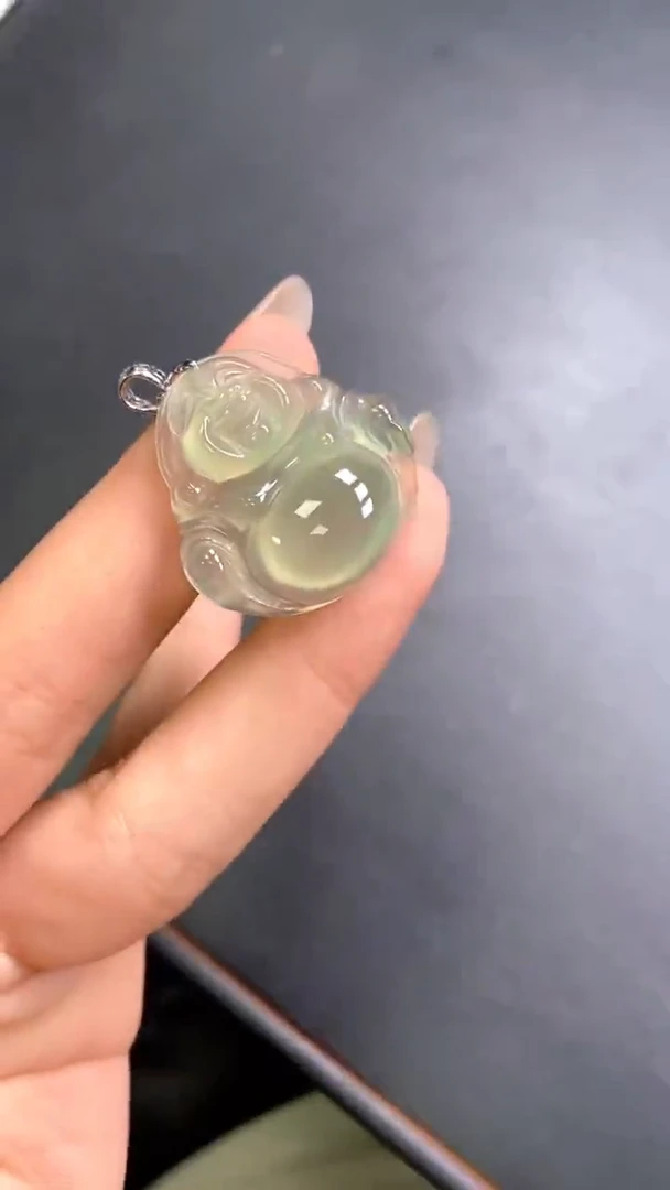 颈饰未镶嵌翡翠(配扣头多样性发其一）154
