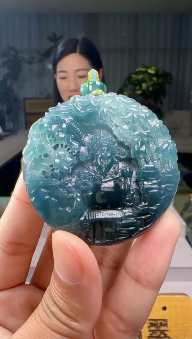 翡翠未镶嵌吊坠(赠链)XM@@960Q3J18152H