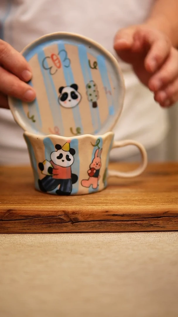 @@陶园瓷舍@@纯手工手绘@高温釉下彩