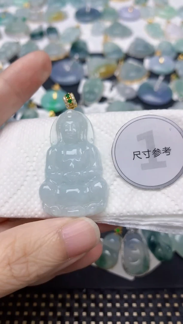 颈饰未镶嵌翡翠天然缅甸A货翡翠